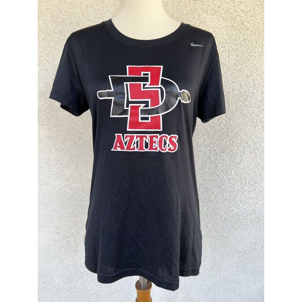Team Issued-Women’s San Diego State Aztecs NIKE DRI-Fit Short Sleeve T-Shirt,XL